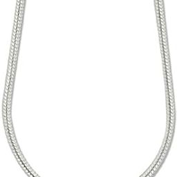 (Formerly MJ 925 Unisex Snake Design Silver Chain in Pure 92.5 Sterling Silver for Men Women Boys & Girls | Chandi Ki Chain | Gift for Him & Her |-image-12