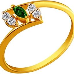 p.c. chandra jewellers 14KT Yellow Gold Ring for Women-picture-17