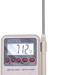 Thermocare Digital Thermometer with External Sensing Probe and Portable LCD Digital, Accurate Fast Response (White) Multi-25