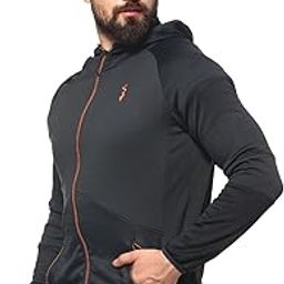 Men Polyester Standard Length Jacket-24