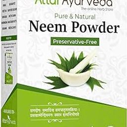 Attar Ayurveda Neem powder for Face, Skin and Hair (200 grams) | 100% Natural, No Preservative | Ideal for Face Pack, Hair Pack and Eating-image-9