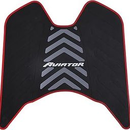 Grandbiker Anti Skid Two Wheeler Scooter Foot Mat/Floor Mat Compatible with Aviator (Black, Grey & Red)-picture-28