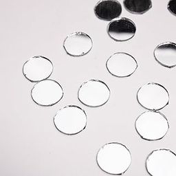 Vibhuti Crafts Round Shape Mirror Cutouts for Lippan Art, Craft & Jewelry Making – Silver 12mm Mirrors (Approx 300 pcs) | Mirror Pieces for Lippan, Mud Work, Mandala, Fabric & DIY Crafts-image-21
