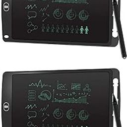 Kids Drawing Tablet, 8.5 Inch, Multi-Colour LCD Screen, Erasable Toy with 3 Modes (LCD Writing Pad (Pack 0f 02))-image-63