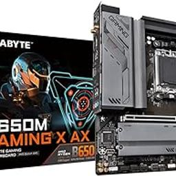 GIGABYTE B650M Gaming X Ax, AMD Socket Am5, Dual Channel Ddr5, 2Pcie 4.0, Ez-Latch, Smart Fan 6, Q-Flash Plus, Advanced Thermal Design, Micro ATX-10