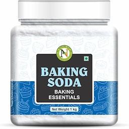 Nature Vit Baking Soda, 1 Kg [Food Grade Sodium Bicarbonate, Perfect For Baking/Cooking/Cleaning, Triple Refined | Premium Jar Pack]-image-9