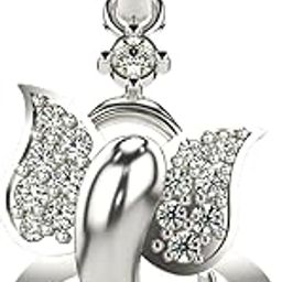 Sterling Silver & Certified Lab Grown Diamond 0.12cts | Pendant For Women/Girls | Stylish & Elegant | White | VGP0152B-image-59