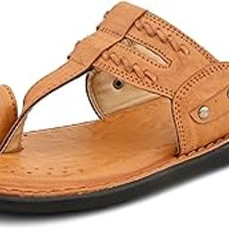 Men's Slippers | Kolhapuri Style Chappals with Soft Cushioned Footbed | Comfortable & Durable | Traditional Yet Stylish Footwear for Men (9552)-picture-28