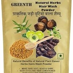 Generic Natural Herbal Hair Cleanser Powder, 100 g, Blend of Soapnut, Shikakai, Amla, Fenugreek and Bhringraj, Chemical-free, All Hair Types-picture-12