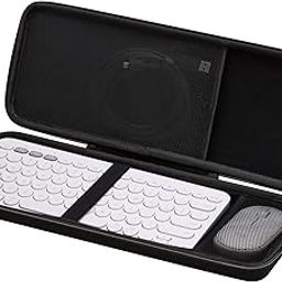XANAD Hard Case for Logitech Pebble 2 Combo/Keys 2 K380s / K380 Keyboard + Logitech Pebble Mouse (Black)-image-15