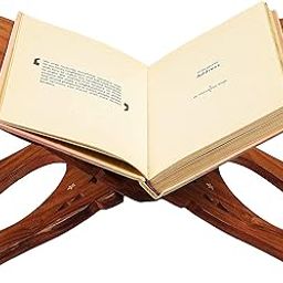 Wooden holy Bible Stand Foldable Book rehal for Reading - Portable, Easy to Carry, Strong Built-up Quality Wood, Marriage Gift for Bride or Bridal - 12 inch-image-67