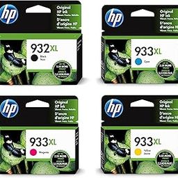 HP 932XL-933XL 4 Pack Set- Black and Color Inkjet Set 1 HP 932XL Black CB053AN-image-56