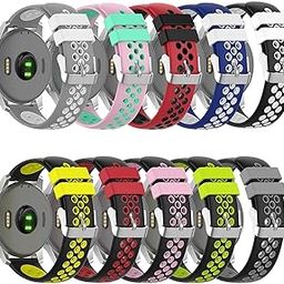 Band Compatible with Garmin Forerunner 55 Watch,Adjustable Replacement Bands Sport Straps Water Proof Silicone Watch Bands for Women&Men-picture-20