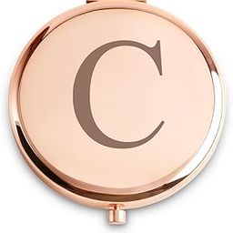 Personalized Gifts for Women Girls, Initial Compact Mirror, Unique Mothers Day Birthday Gifts for Friends Mom Wife Grandma Sister Daughter, 2025 Graduation Gifts for Her College Medical High School-image-48