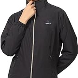 Minter Full Sleeve Regular Fit Stylish Zippered with Pockets Solid Windcheater for Women-image-11
