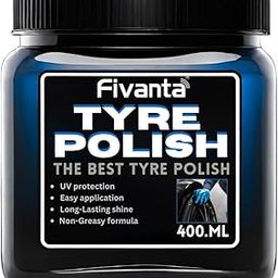FIVANTA Tyre Polish 400 ML Tyre Dresser (400 ml) | Long-Lasting Tyre Gloss | Prevents Fading and Cracks | Non-Greasy with Pleasant Fragrance-19