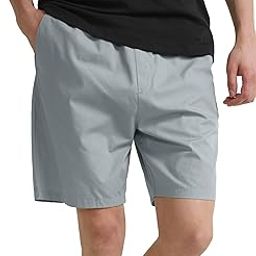 Cotton Shorts for Men, Elasticated Waistband, Bermuda Pants, Relaxed Fit, Home Shorts for Men-image-10