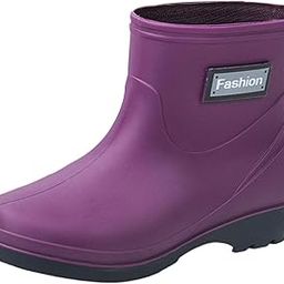 THE STYLE SUTRA Women Mid Calf Rain Boots Soft Outdoor Work Boots for Kitchen Camping Hiking 37-image-60