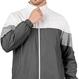 Men's Water Resistant SUNSCREEN JACKET For Winter Season | Lightweight Windcheater Polyester Jacket | Stylish Full Sleeves Stand Collar For Sports, Tracking-picture-11