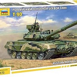Zvezda Kid Models 1/72 Russian Main Battle Tank T-90 Model Kit-10