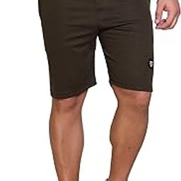 Casual Shorts for Men, Relaxed Fit, Cotton Blend, Drawstring Waist, Zip Side Pockets, Solid Shorts, Lounge and Athletic wear-image-23