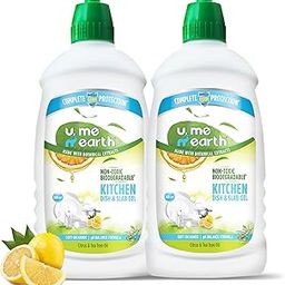 Kitchen Dishwash & Gel Slab | Citrus & Tea Tree Oil | Eco-Friendly, Non-Toxic, Anti-Bacterial Utensil Cleaner | Skin-Friendly, Natural Dishwashing Liquid Detergent | Pack of 2 | 1000ml-image-20
