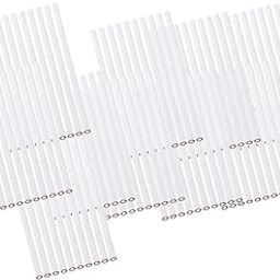MERISHOPP®China Marker Wax Pencils 100 Pcs | Non-Toxic Erasable White Markers for Glass Metal Wood Fabric | Versatile Surface Marking Pencils-image-32