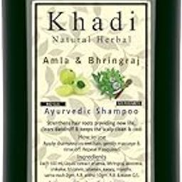 Khadi Natural Herbal Amla & Bhringraj Shampoo for Men Women 1000ml-37