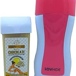 LOVHIDE Wax Warmer, Hair Removal Roll On Wax Heater Machine With Roll-On Wax Refill Cartridge Hair Removal Waxing Kit - 100 Ml - For Women (Roll On Wax Heater-Wax Refill, Pack Of 2)-image-6