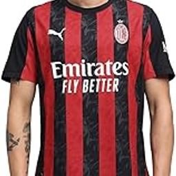 Puma , Men, ACM Home Jersey Authentic, For All Time Red-Black, L, (77996101)-image-11