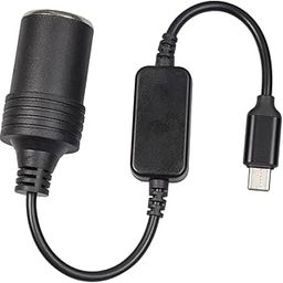USB C Male to 12V Car Lighter Socket Converter Cable 12W 0.35m | Consumer Electronics | Vehicle Electronics & | Car Electronics Accessories | Power Inverters-image-51