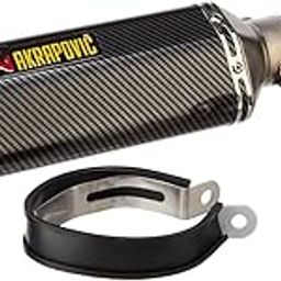 Vagary Akrapovic Carbon Fibre Motorcycle Exhaust Silencer, Universal Slip-on System, 4.5 cm Outlet, with Mounting Kit-image-15