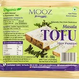 Mooz Formaggio Organic Masala Tofu Soy Paneer,200 G-12