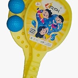 AchusToys Table Tennis Racquet Set for Kids (2 Bats 2 Ball) Yellow Colour and Multi charectors Pack of 2 Bats and 2 Balls-17