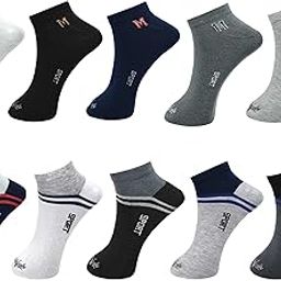 Fine Sneaker Socks for Men Made With Durable, Breathable, Anti Odour, Anti Sweat, Slimmest socks Ideal Socks 365 days (pack of 10 pairs)-image-18
