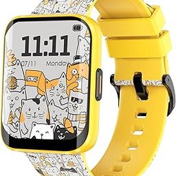 WatchOut Champion Kids SmartWatch with Habit Building, Heart Rate, Water Reminder, Curved Sceen, Waterproof, Activity, School Mode, Best Gift, Boys, Girls, Age 3-17, SharkTank Fame (Sunshine Yellow)-picture-12