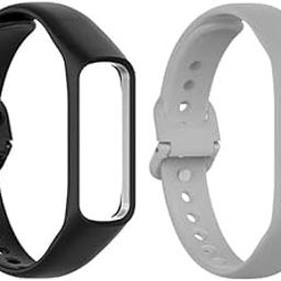 Barbet Soft Silicone Band Strap Compatible for Samsung Galaxy Fit 2, Soft Sport Silicone Replacement Straps Wristbands for Galaxy Fit2 SM-R220 Watch for Boys & Girls-picture-23