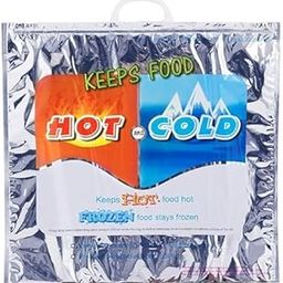 Dochiki Enterprise Hot and Cold Insulated Bags for Food Delivery, Grocery Shopping Bags, Food Storage for Hot and Frozen Food for Travel, Disposable Cooler Bag, Reinforced Thermal Lunch Bag(105 D)-image-64