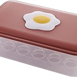 BNF Egg Storage Container Fridge Egg Organizer Bin for Countertop Pantry Cabinet red | Home & Garden | Kitchen, Dining & Bar | Kitchen Storage & Organization | Food Storage Containers'-picture-18