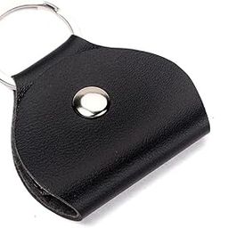 CALANDIS® Keyring Guitar Picks Holder Bag Leather-Black | Musical Instruments & Gear | Guitars & Basses | Parts & Accessories | Picks-image-3