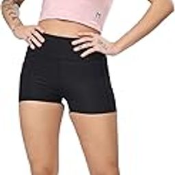 Women's Lycra Gym Workout Shorts with Side Pocket – High-Waisted, Stretchable, Breathable Fitness Shorts for Running, Yoga, and Training-image-31