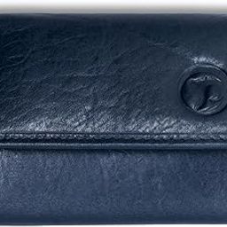 Small Ladies Wallet | Genuine Leather | 2 Card Slots, 2 Note Compartments, 1 Coin Pocket | Compact Hand Wallet for Women | Daily Use Purse | Elegant & Durable (Royal Blue (Break VT))-picture-11