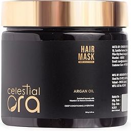 Celestial ora Milk extract keratin hair mask deep smoothing for Vitamin E & natural emollients for soft & smooth and shiny hair (250GM)-8