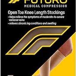 Futuro Open Toe Knee Length for Men and Women, Beige-29
