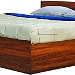 CASPIAN Furniture Standard Style Queen Size Bed with Storage/Matress Size 72 x 60 Inches (Asian Brown Textured) (Without Mattress)-picture-30