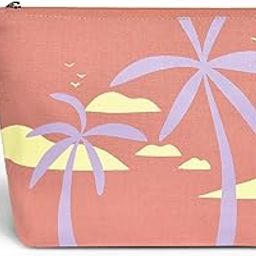 Eco Right Makeup Pouch For Girls, Canvas Cosmetic Pouch For Women, Small Pouches For Women With Waterproof Recycled Lining, Pink, 16 cm-image-26