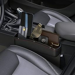 Appucoco Car Side Gap Organizer 1 Pc, Seat Gap Filler Organizer, Side Seat Pocket Console Storage Box Holder for Smartphones, Cards, Wallet, Coins, Keys, Mobile, Glasses etc. (Black)-26