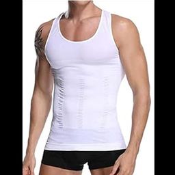 AMULAKH Slim & Lift Body Shaper for Men Men's and Boys Polyester Spandex Slim Lift Innerwear Undershirt White Vest Tummy Shaper Body Shaper for Men(White) (XL) | Pack of 2 | Pack of 3-image-33