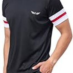 Men’s Sports Graphic T-Shirt & Shorts Combo Quick-Dry Activewear for Gym, Training & Street Style Tracksuit-image-84