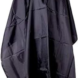 ayushicreationa Professional Hairdressing Gown Barbers Cape Salon Apron Hair Cloth for Hair Styling Water Resistant Black (1 PCS)-image-66